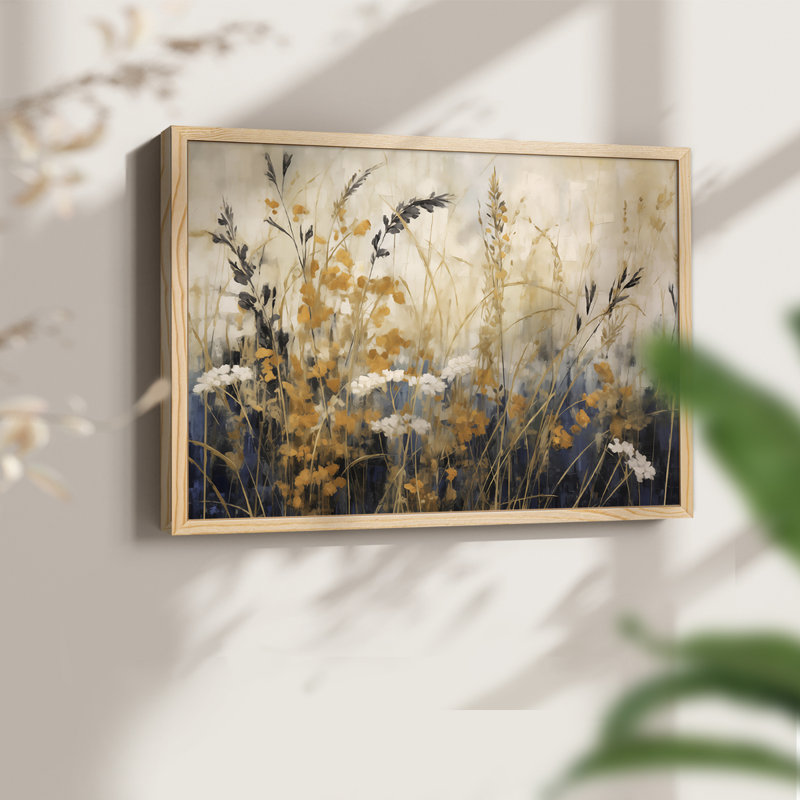Série florale - CXLIV - Impression encadrée - Restickable, Naturel, H 11 po x l 14 po