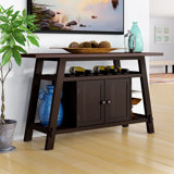 Aljona 60'' Solid Wood Top Console Table