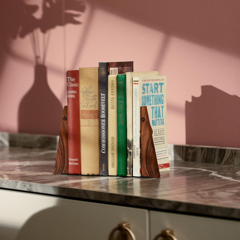 Wood Bookends