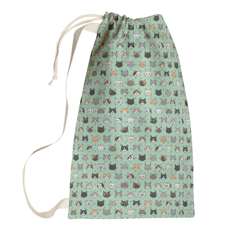 Sac à linge cat kitty, Grand (H 76,5 po x l 29,5 po x P 1,5 po)