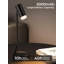 Ensemble de 2 lampes de table sans fil à DEL avec base magnétique détachable, rechargeable à 5000 mAh, tête à angle réglable, gradateur CCT, pour la réception