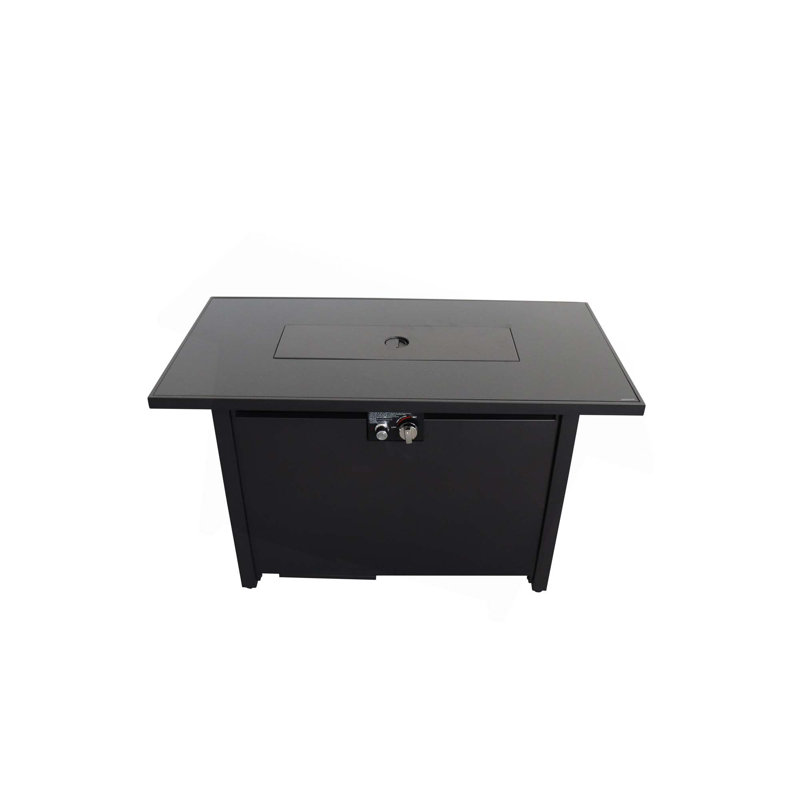 Steel Outdoor Fire Pit Table With Lid