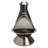 Cuisinart Chimenea Propane Fire Pit, 40,000 BTU Coated Steel Outdoor Propane Heater with Lava Rocks and Directional Heat, Adjustable Fire Pit with Safety Shutoff for Patios and More