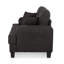 Causeuse Viafora Boucle avec porte-gobelets et coussins-2047590073