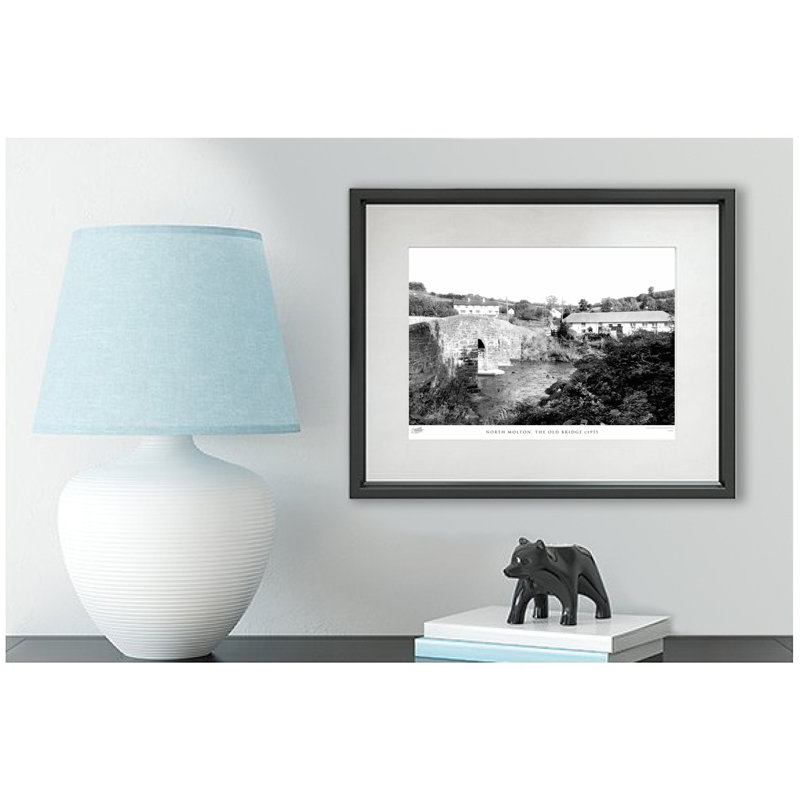 North Molton, The Old Bridge C1955 by Francis Frith - Single Picture Frame Print, 45cm H x 60cm W x 2.3cm D