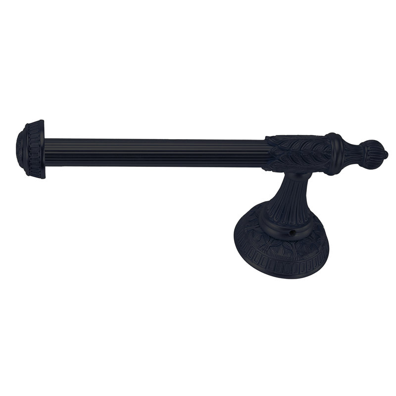 HAMPTON TISSUE BAR LEFT; MATTE BLACK FINISH, Matte Black