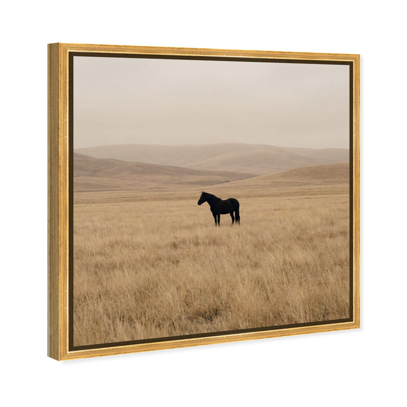 The Middle Print by Oliver Gal, 13" H x 13" W, Gold Floater Frame