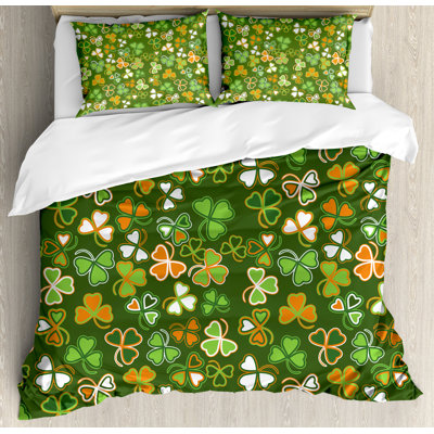 Eclectic Polyester Floral Duvet Cover