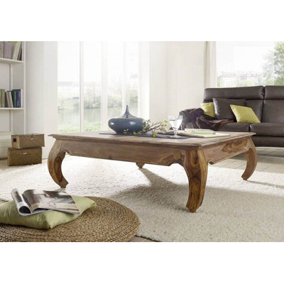 Opium Solid Wood Four Leg Coffee Table