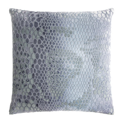 Snakeskin Square Velvet Pillow Cover & Insert