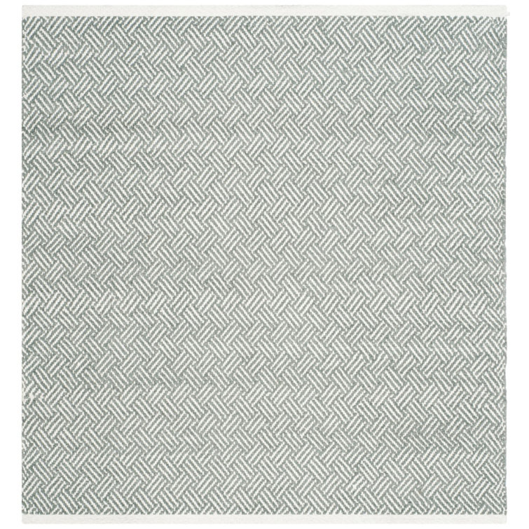 Bryent Flat Weave Cotton Geometric Rug