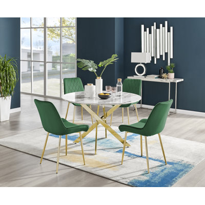 Eubanks 4 - Person Dining Set