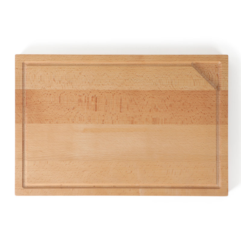 Lochner 18" x 12" Beech Wood Cutting Board with Juice Groove