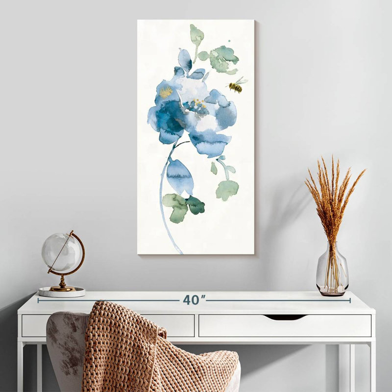 Blues de l'été I, H 30 po x l 15 po