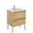 Ambra 31.7'' Single Bathroom Vanity with Ceramic Top-24535165-125004422