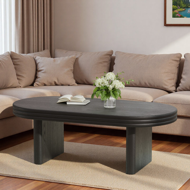 Table basse Mid Century Modern, Noir