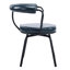 Ensemble de 2 chaises de salle à manger pivotantes en polyuréthane Abisan Bauhaus-131366709-131988403