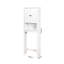 Armoire de rangement pour salle de bain en bois au-dessus de la toilette avec tablette réglable 23,62 x 7,72 x 67,32 po