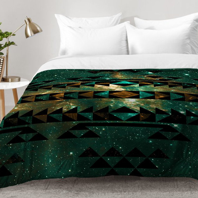 Ensemble d'édredon tribal, Édredon pour lit simple TG + 1 taie décorative