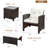 Maddox 2 - Person Patio Conversation Set with Cushions-1668282781-1668284380