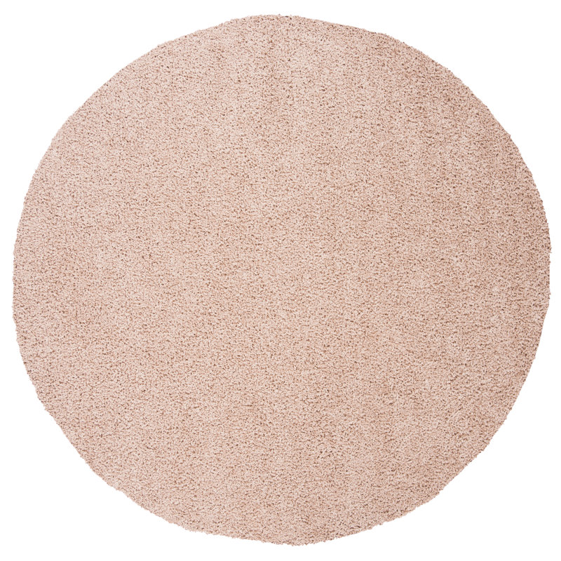 Holyfield Solid Colour Hand Woven Area Rug, Round 201 cm