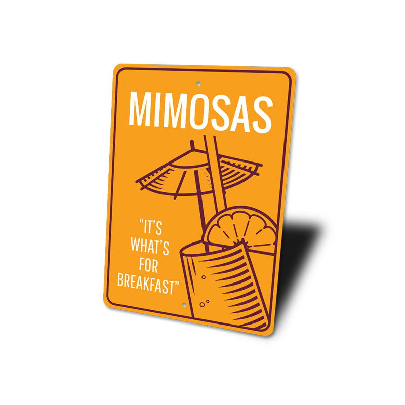 Mimosas, H 14 po x l 10 po x P 0,04 po