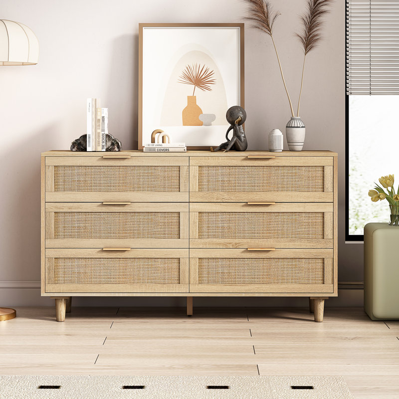 Commode de rangement Natural 6, Naturel