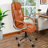 High Back Executive Desk Chair,  Premium Faux Leather Office Chair with Back Support, Computer Chair Armrest and Lumbar Support, Pair of 2-1380679729