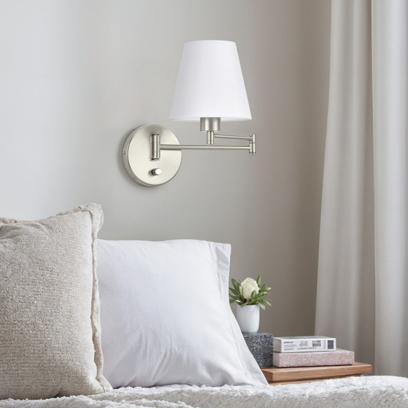 Applique à bras pivotant, Doré, H 13,78 po x l 7,09 po x P 21,26 po