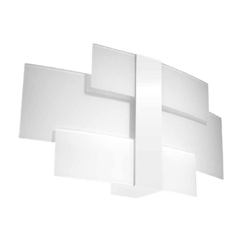 Petry Flush Mounted Sconce, Biały