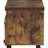 Weathered Oak And Black File Cabinet - 1, Rustic Style For Office, With Open Compartment Shelves, Easy Mobility, 18.5" H X 19.5" W 16.5" D Office 1 16.5