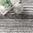Panitz Hand Tufted Multi Striped Shaggy Gray/Brown Area Rug-986764532