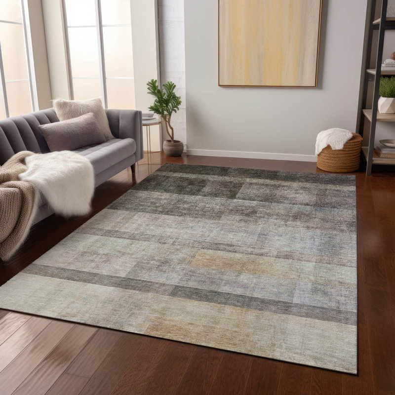 Tapis intérieur / extérieur Charlack avec envers antidérapant, Rectangle 10 pi x 14 pi