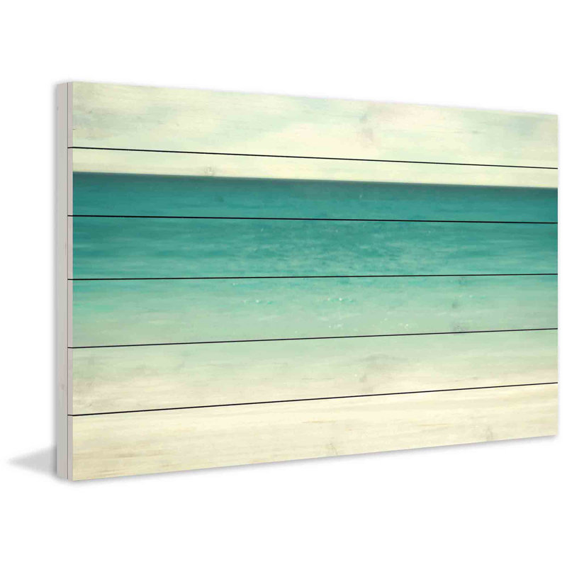 «Wonderful World», reproduction d'impression, H 16 po x l 24 po, Bois sans cadre