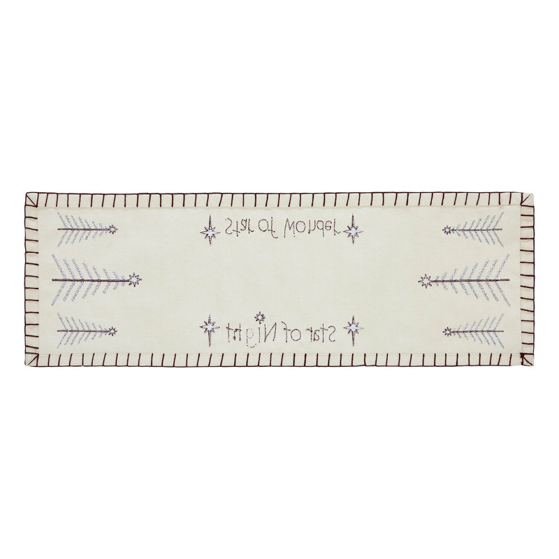 Jaaden Rectangle Christmas Table Runner, 24" x 8"