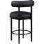 Tabouret de comptoir Bordeaux en cuir végétalien Ureeba-1044934343
