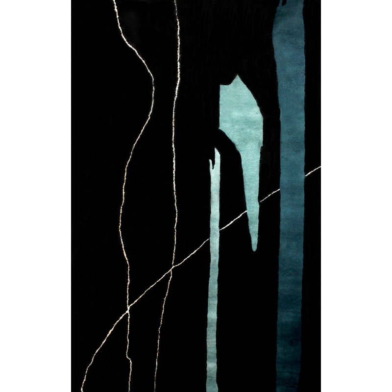 Lightner Abstract Indoor Rug, Rectangle 5' x 8'