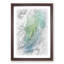 The Curl of a Wave - Picture Frame Painting Print-56854894-56854892