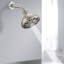 Pomme de douche en nickel brossé de 4,72 po de hauteur, 6 réglages, colmatage, débit de 1,8 gal / min, installation simple à 6 réglages dans le colmatage, gal / min, fonction rapide-120951936