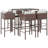 Metal Bar Set with Stools-146037113-139162801
