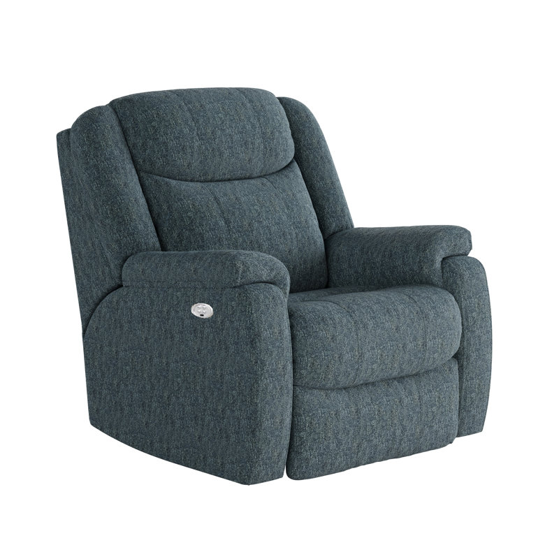 Fauteuil inclinable mural Hercules, Chenille bleu foncé