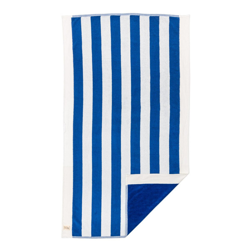 Beach Towel, Blue/White