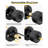 Matte Black Door Knob Interior, Privacy Door Knob for Bedroom&Bathroom, Black Interior Door Knobs with Round Ball, Easy Install (1 Pack)-134912856