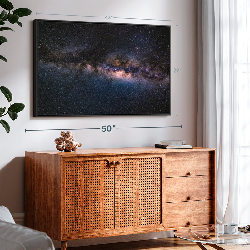 Milky Way System Canvas Print, 29" H x 43" W