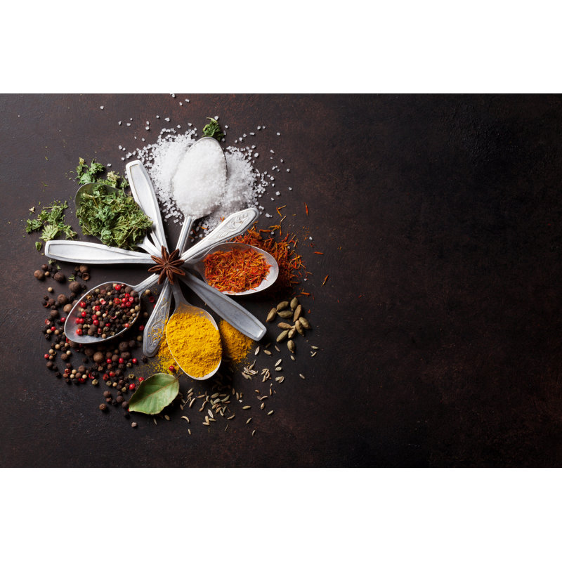 Gambrills Spices And Spoons - Wrapped Canvas Print, 20cm H x 30cm W x 3.8cm D