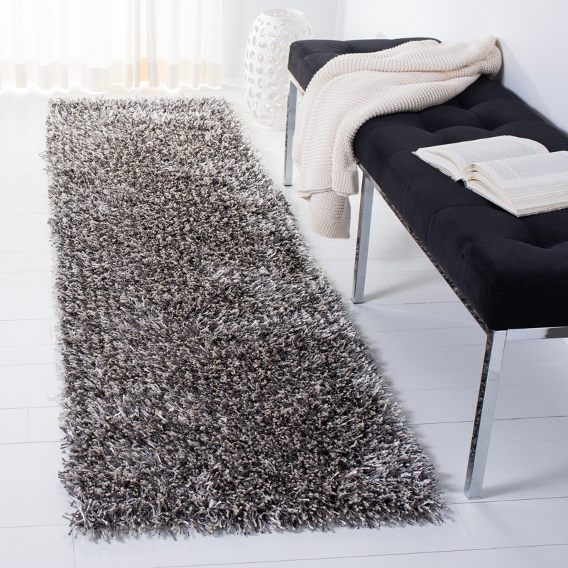 Callie Solid Colour Hand Woven Area Rug, Rectangle 122 x 183 cm
