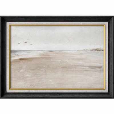 Minimal Landscape " Sandy Beach Coastal Landscape Nature Wilderness "