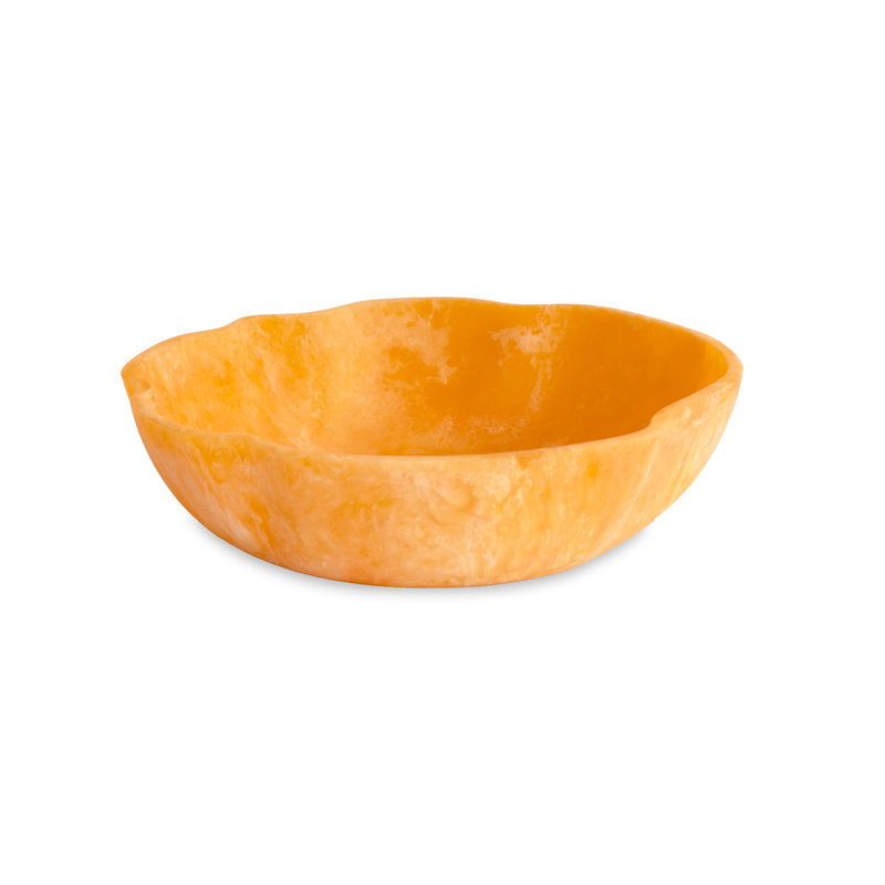 Resin Fruit Bowl, Tangerine