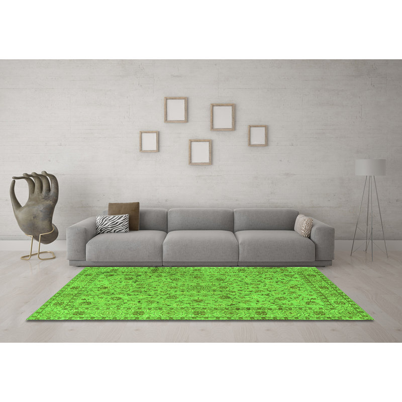 Tapis vert traditionnel Traditional 2029, Carré 3 pi