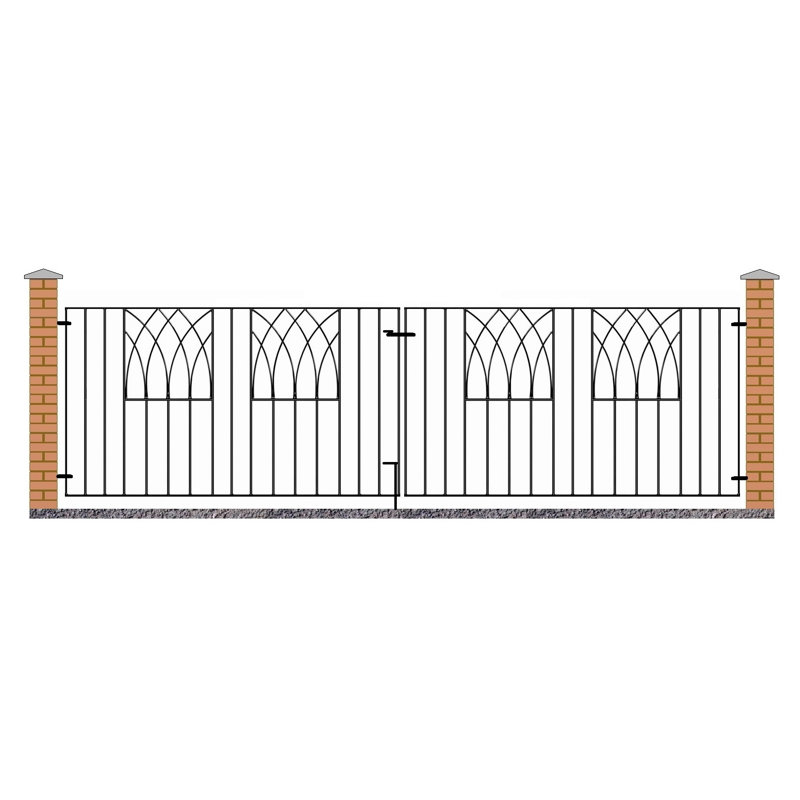 Guero 81 cm H Gate Fencing, 309cm W X 81cm H